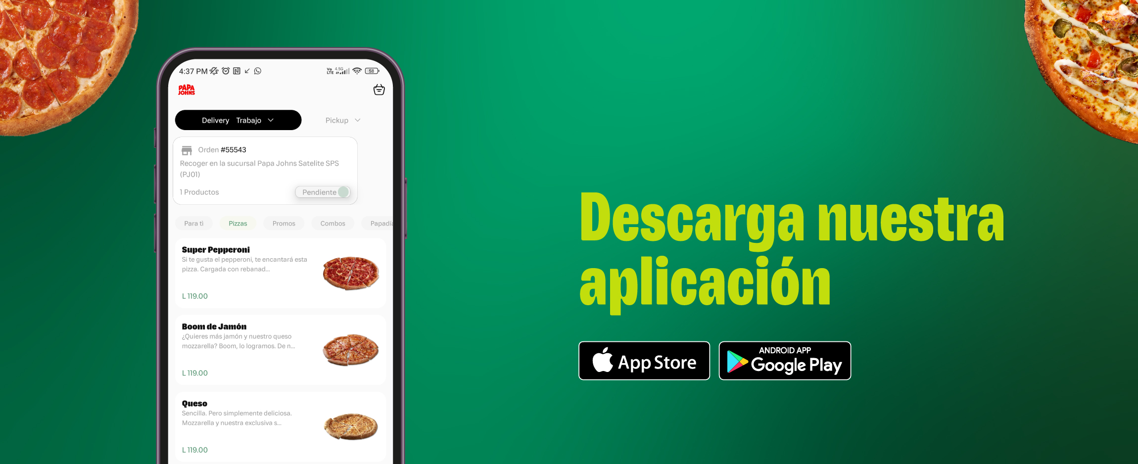 Descarga nuestra aplicación